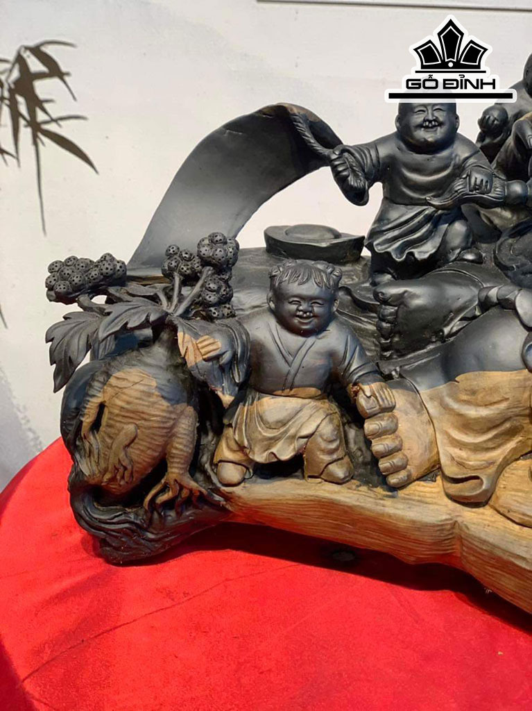 tuong-phat-di-lac-ngu-phuc-go-mun-cao-32-ngang-57-sau-32-cm-419582