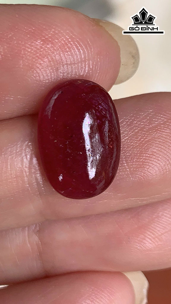 Viên Đá Ruby Đỏ Yên Bái 7,25cts