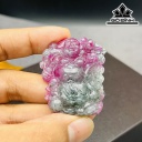 Mặt Dây Chuyền Di Lặc Đá Tourmaline Cao 48 (mm)