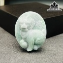 Mặt Dây Chuyền Kỳ Lân Đá Cẩm Thạch Cao 53 (mm)`