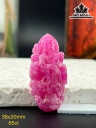Mặt Dây Chuyền Quan Âm Đá Ruby Cao 38 Ngang 20 (mm) 65cts