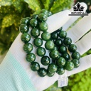 Vòng Tay Đá Ngọc Bích (Nephrite Jade) Đường Kính Hạt 13 (mm)