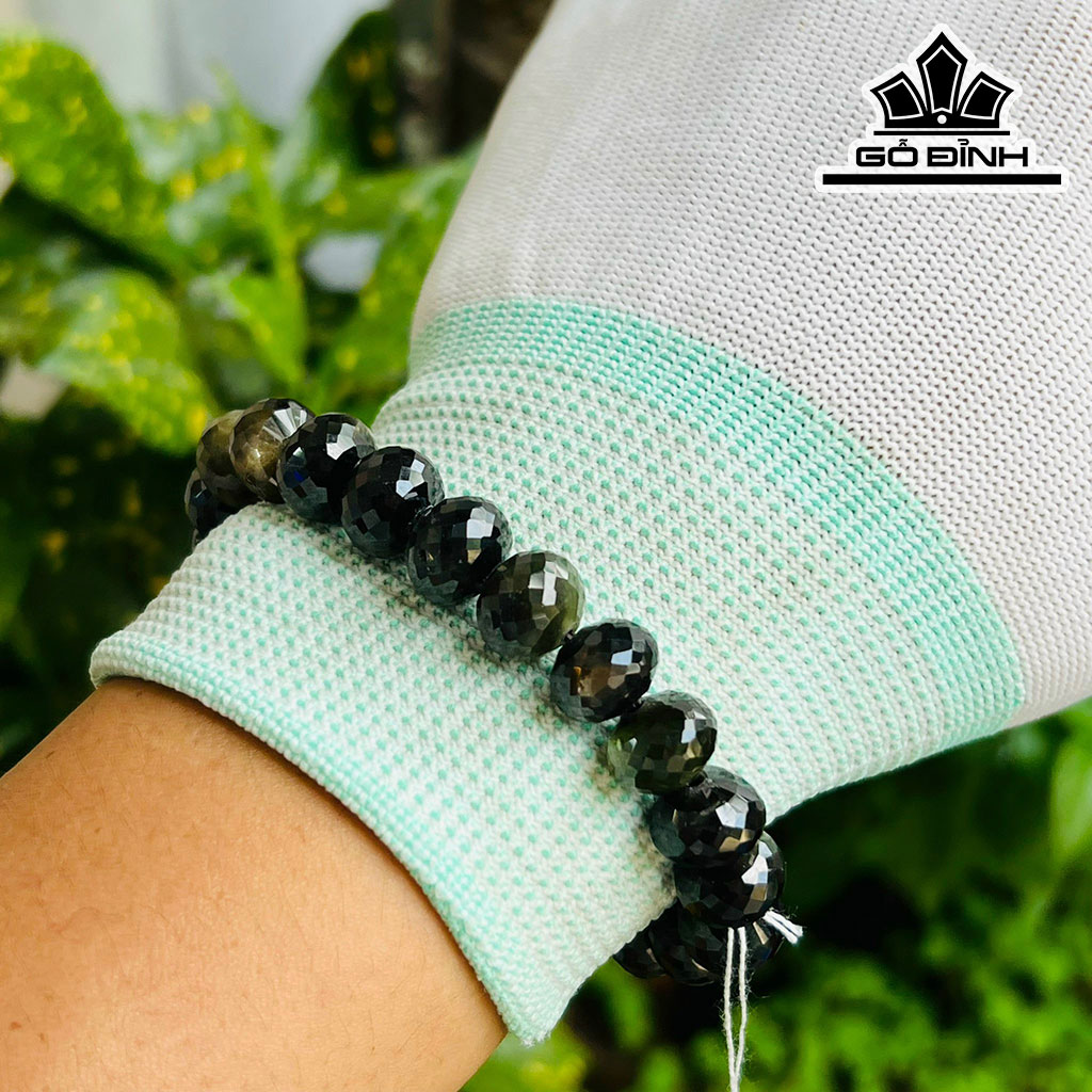 Vòng Tay Đá Sapphire Đường Kính Hạt 11,5 (mm)