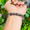 Vòng Tay Đá Thạch Anh Tóc Đen Đường Kính Hạt 10 (mm)