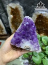 Búi Đá Thạch Anh Tím Cao 10 Ngang 11 Sâu 8 (cm) 0,8kg