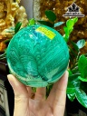Bi Cầu Đá Malachite Đường Kính Hạt 8,5 (cm) 1,06kg