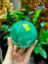Bi Cầu Đá Malachite Đường Kính Hạt 8,5 (cm) 1,06kg