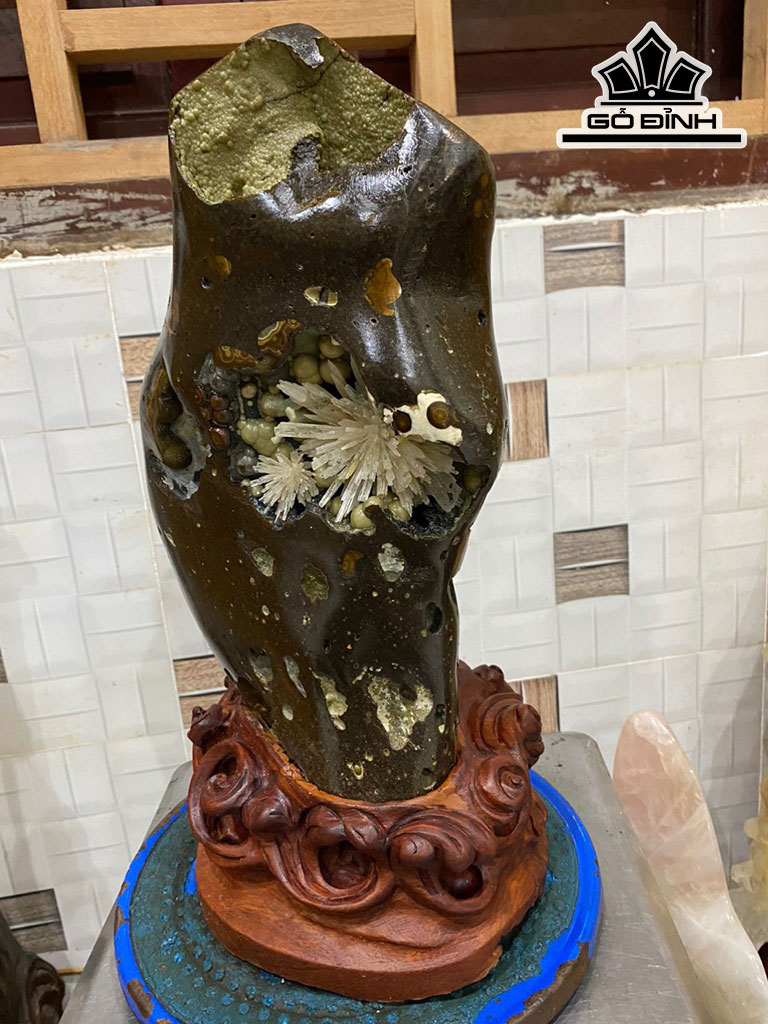 Bông Hoa Ưu Đàm Đá Trầm Tích Cao 42 (cm) 14,5kg