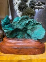 Tác Phẩm Đá Malachite Cao 11 Ngang 16 (cm) 800g