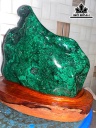 Tác Phẩm Đá Malachite Cao 22 Ngang 20 (cm) 5,4kg