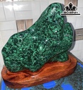 Tác Phẩm Đá Malachite Cao 22 Ngang 20 (cm) 5,4kg