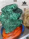 Tác Phẩm Đá Malachite Cao 24 Ngang 28 Sâu 20 (cm) 15kg