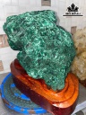 Tác Phẩm Đá Malachite Cao 24 Ngang 28 Sâu 20 (cm) 15kg