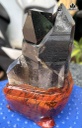Tác Phẩm Đá Thạch Anh Khói ( Smoky Quartz ) Cao 15 Ngang 14 (cm) 1,2kg