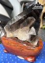 Tác Phẩm Đá Thạch Anh Khói ( Smoky Quartz ) Cao 15 Ngang 14 (cm) 1,2kg