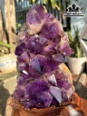 Tác Phẩm Đá Thạch Anh Tím Cao 28 (cm) 4,1kg