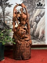 Giỏ Hoa Phù Dung Gỗ Trắc Cao 37 Ngang 15 Sâu 12 (cm)