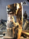 Tượng Đạt Ma Thiền Gỗ Trắc Cao 41 Ngang 28 Sâu 14 (cm)