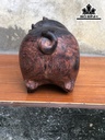 Tượng Heo Gỗ Trắc Cao 14 Ngang 25 Sâu 10 (cm)