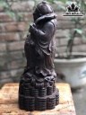 Tượng Lão Thương Gia Gỗ Trắc Cao 33 Ngang 14 Sâu 13,5 (cm)