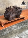 Tượng Nghê Gỗ Trắc Cao 15 Ngang 27 Sâu 12 (cm)