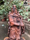 Tượng Quan Công Gỗ Trắc Cao 41 Ngang 21 Sâu 17 (cm)