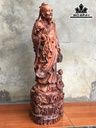 Tượng Thần Y Hoa Đà Gỗ Trắc Cao 64 Ngang 20 Sâu 17 (cm)
