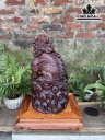 Tượng Nghệ Gỗ Tử Đàn Cao 48 Ngang 28 Sâu 25 (cm)