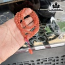 Chuỗi Đá Mã Não Nam Hồng Đường Kính Hạt 6,5 (mm)