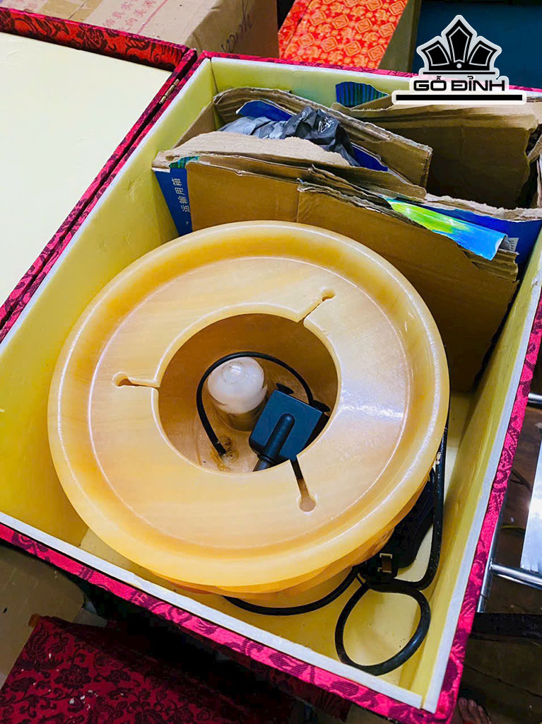 Thác Nước Phong Thủy Luân Đá Ngọc Hoàng Long Cao 26 (cm)