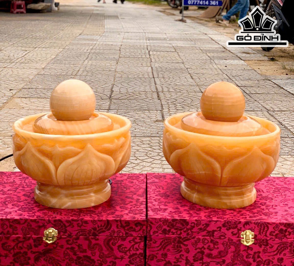 Thác Nước Phong Thủy Luân Đá Ngọc Hoàng Long Cao 26 (cm)