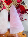 Cặp Đá Thạch Anh Hồng Cao 21,5 Ngang 17 (cm) 2,6kg