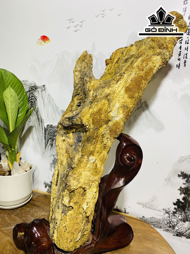 Tác Phẩm Gỗ Hóa Thạch Cao 85 Ngang 60 (cm) 24,1kg