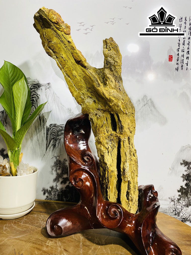 Tác Phẩm Gỗ Hóa Thạch Cao 85 Ngang 60 (cm) 24,1kg