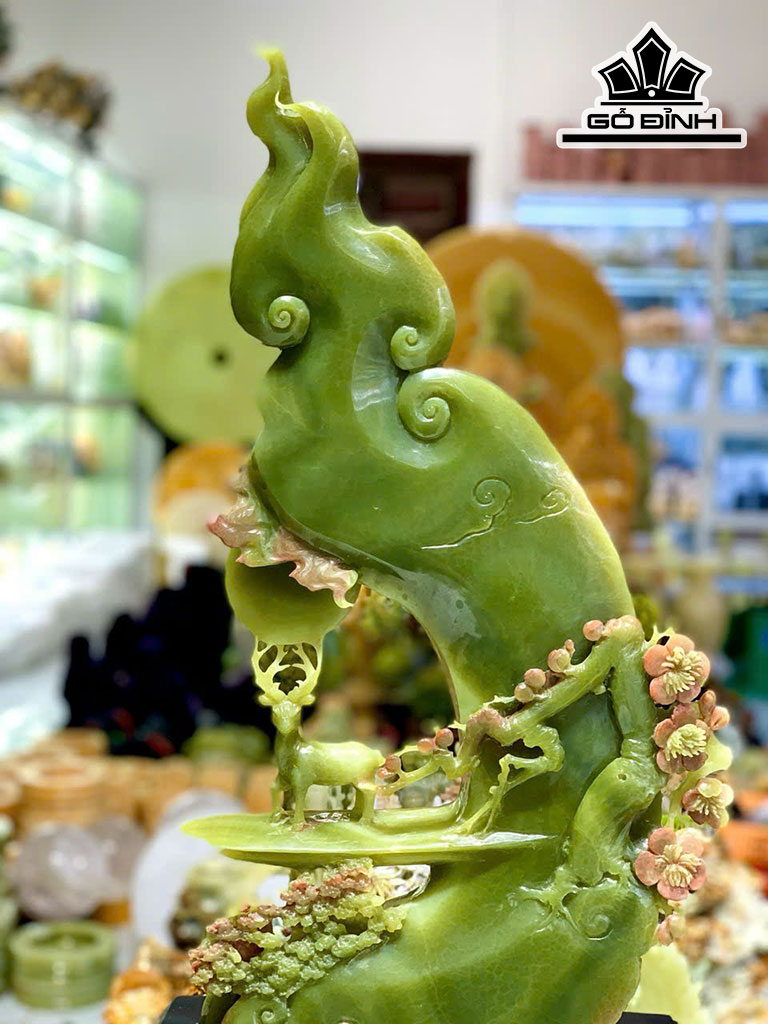 Bức Phong Cảnh Đá Onyx Cao 57 Ngang 28 (cm) 8,5kg