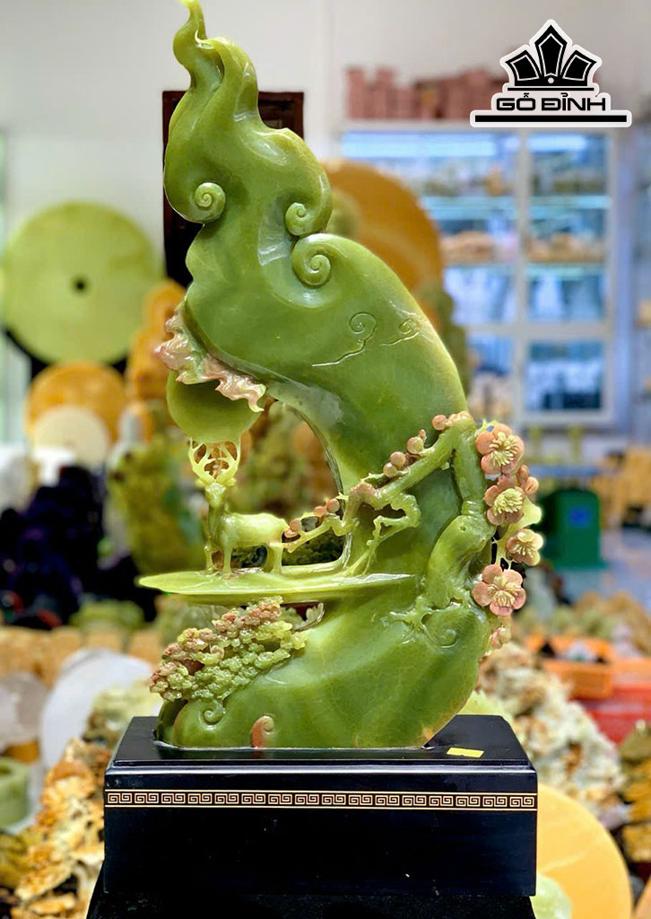 Bức Phong Cảnh Đá Onyx Cao 57 Ngang 28 (cm) 8,5kg