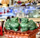 Cặp Tỳ Hưu Đá Thạch Anh Xanh Cao 15 (cm) 3,73kg
