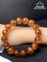 Vòng Tay Đá Hổ Phách Đường Kính Hạt 15 (mm)
