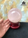 Bi Cầu Đá Thạch Anh Hồng Đường Kính Hạt 11 (cm) 1,65kg