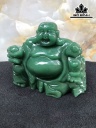 Tượng Di Lặc Ngọc Đông Linh Aventurine Cao 13,5 Ngang 12 Sâu 7 (cm) 1,25kg