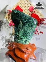 Tác Phẩm Đá Malachite Cao 25 Ngang 16 (cm) 2,1kg
