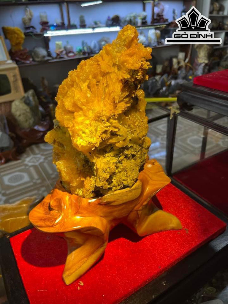 Bông Hoa Ưu Đàm Đá Trầm Tích Cao 34 (cm) 5kg