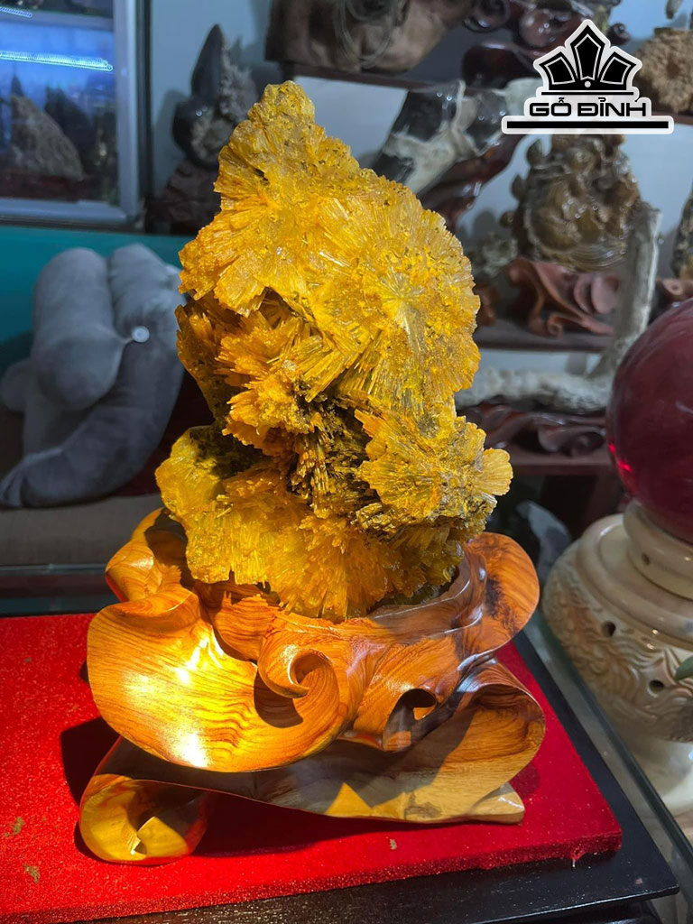 Bông Hoa Ưu Đàm Đá Trầm Tích Cao 34 (cm) 5kg