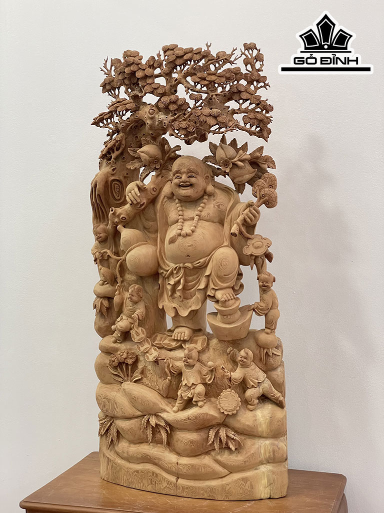 tuong-phat-di-lac-ngu-phuc-vac-dao-go-ngoc-am-cao-115-ngang-50-sau-20-cm-422401