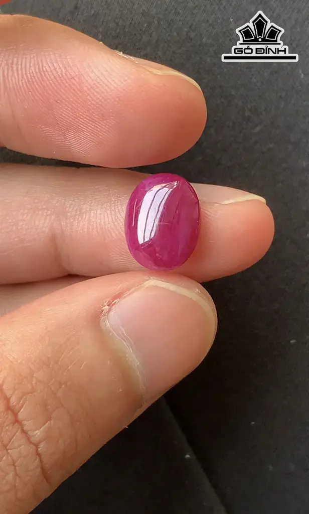 Viên Đá Ruby Yên Bái 6,3cts