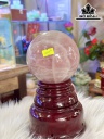 Bi Cầu Đá Thạch Anh Hồng Đường Kính Hạt 10 (cm) 1,91kg