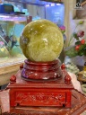 Bi Cầu Đá Thạch Anh Vàng Đường Kính Hạt 17 (cm) 7,11kg