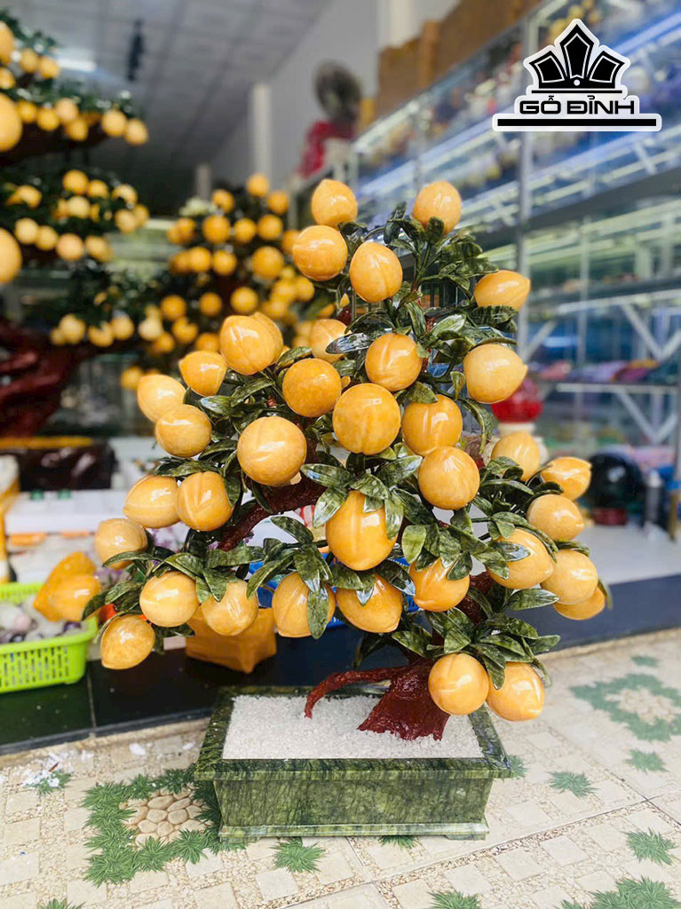 Cây Đào 38 Quả Đá Ngọc Hoàng Long Cao 80 (cm) 50kg