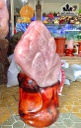Đá Cảnh Đá Thạch Anh Hồng Cao 77 Ngang 42 (cm) 74kg