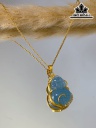 Mặt Dây Chuyền Đá Aquamarine